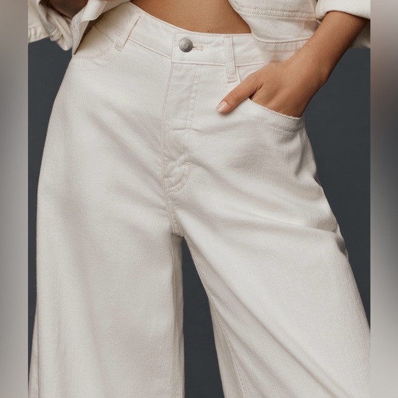 NWT Pilcro Wide Leg Flare Jeans - Picture 3 of 12